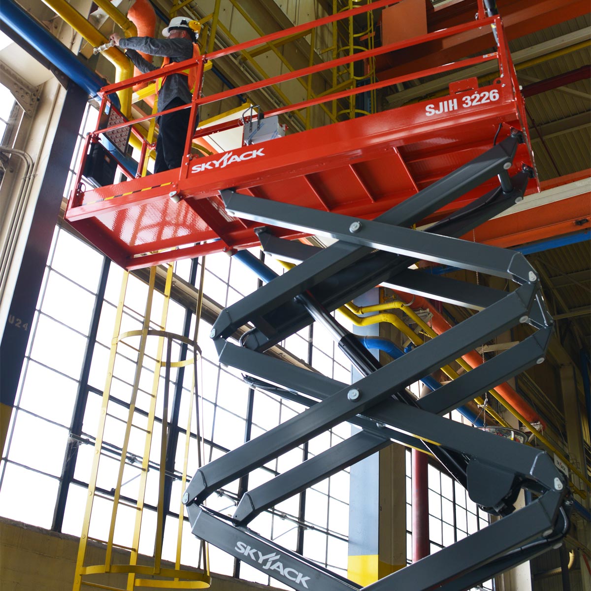 10 m Scherenarbeitsbühne