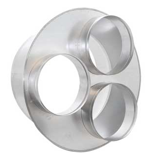 Warmluftschlauch Verteiler