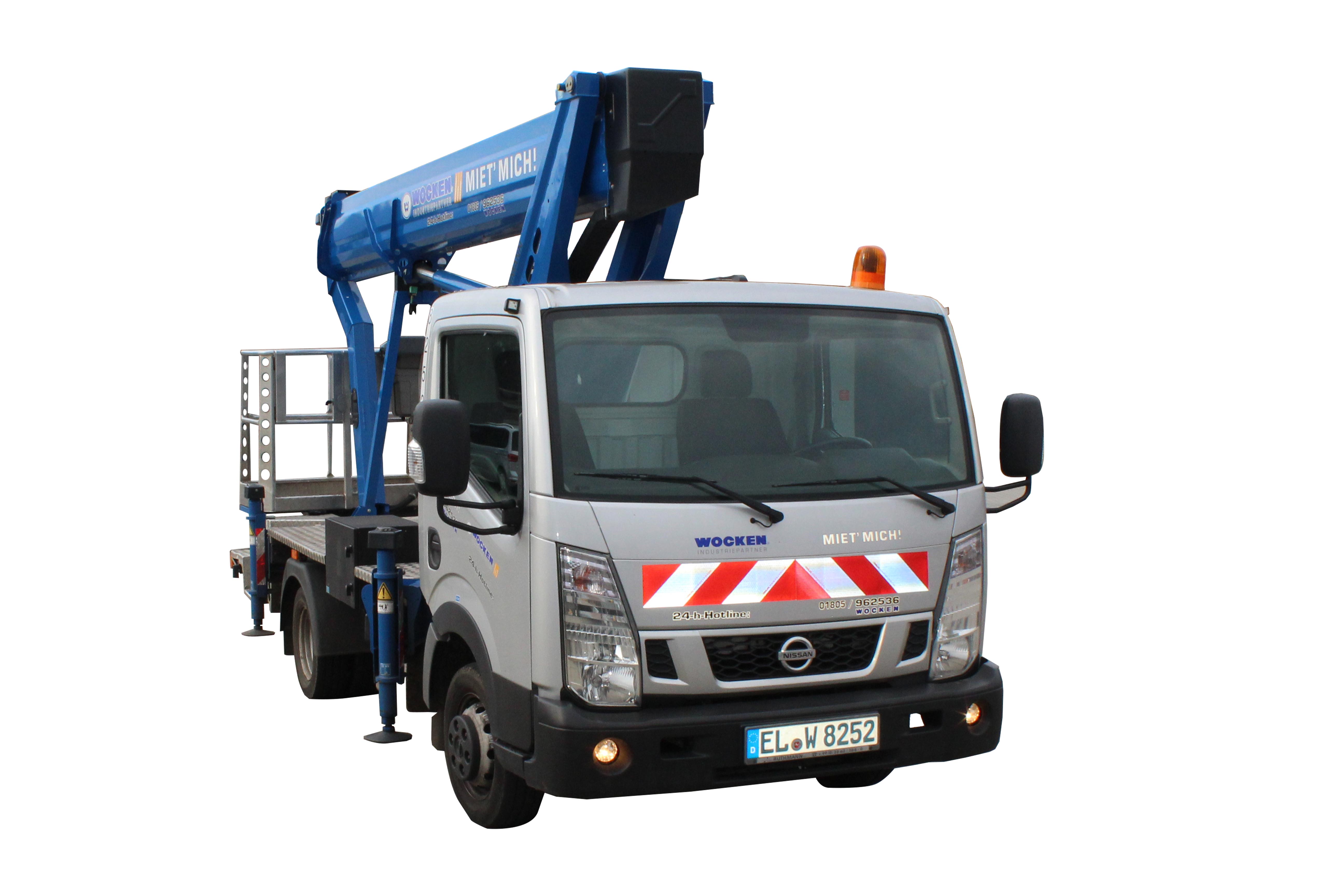 25 m LKW-Arbeitsbühne, Teleskop, auf 3,5 t